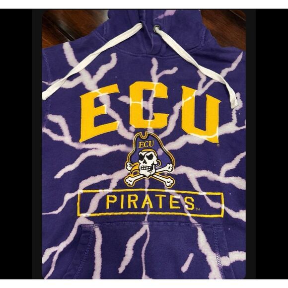 East Carolina University Pirates Tie-Dye Hoodie - Picture 3 of 4